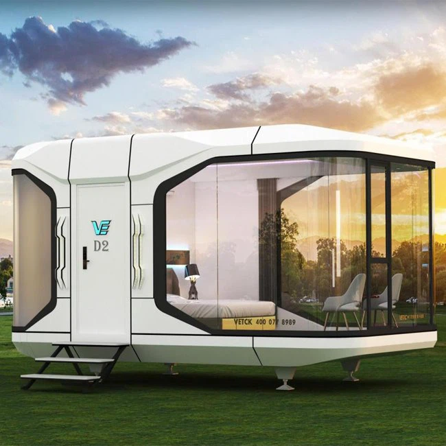 Προκατασκευασμένο Space Capsule Container Homes Hotel
